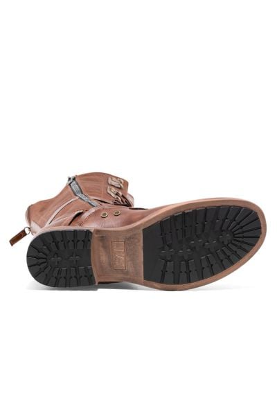 J75 by Jump Deploy Cap Toe Brown Vegan Leather and Tweed Combat Boots Sz 7 Amazon.com: JUMP Men main image 2